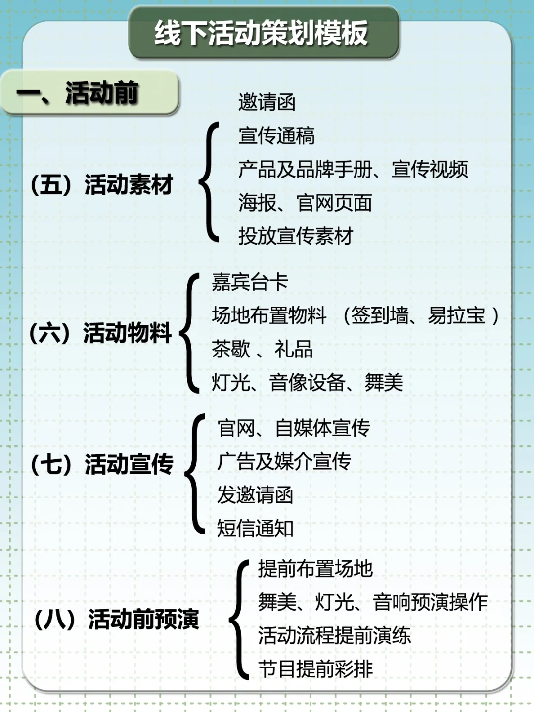 线下活动策划模版❗️去我的收藏夹落灰吧?