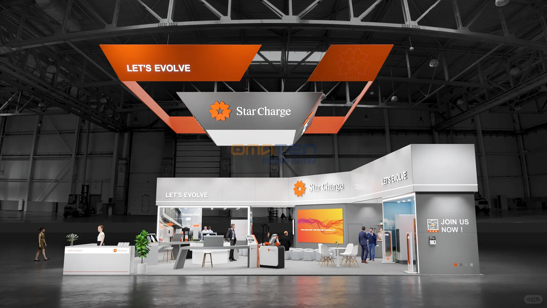 美国展会设计搭建装修丨CES展会案例