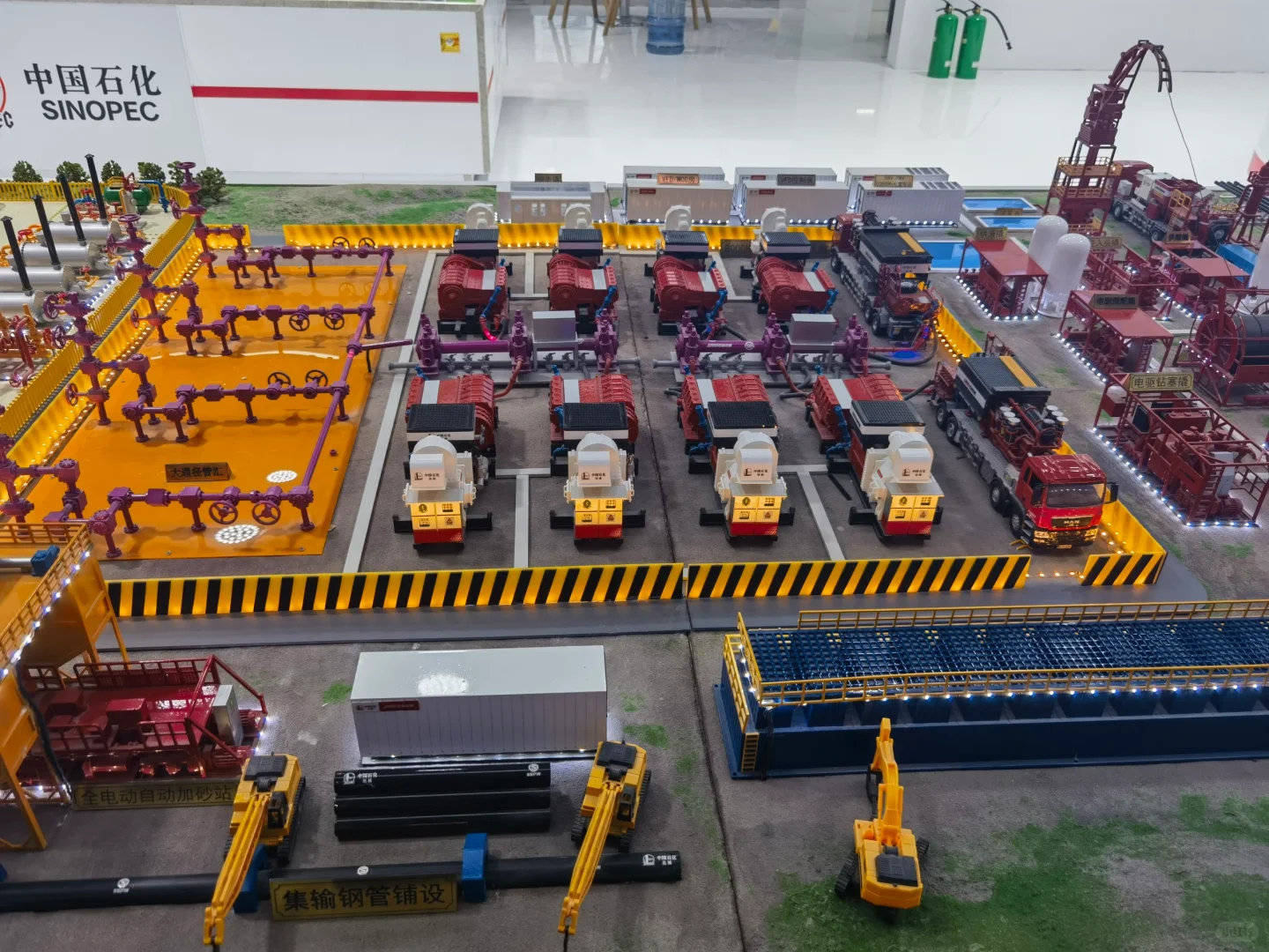 中国石化这个沙盘好精致啊