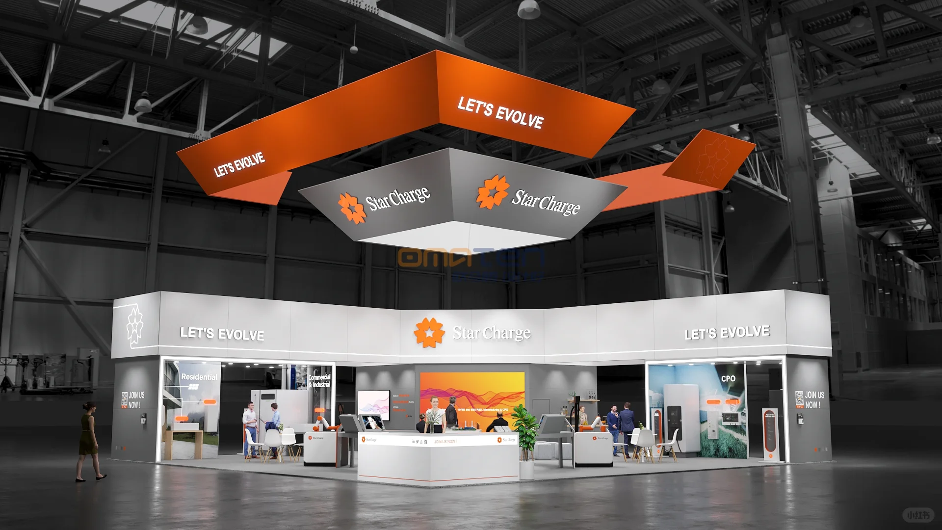 美国展会设计搭建装修丨CES展会案例