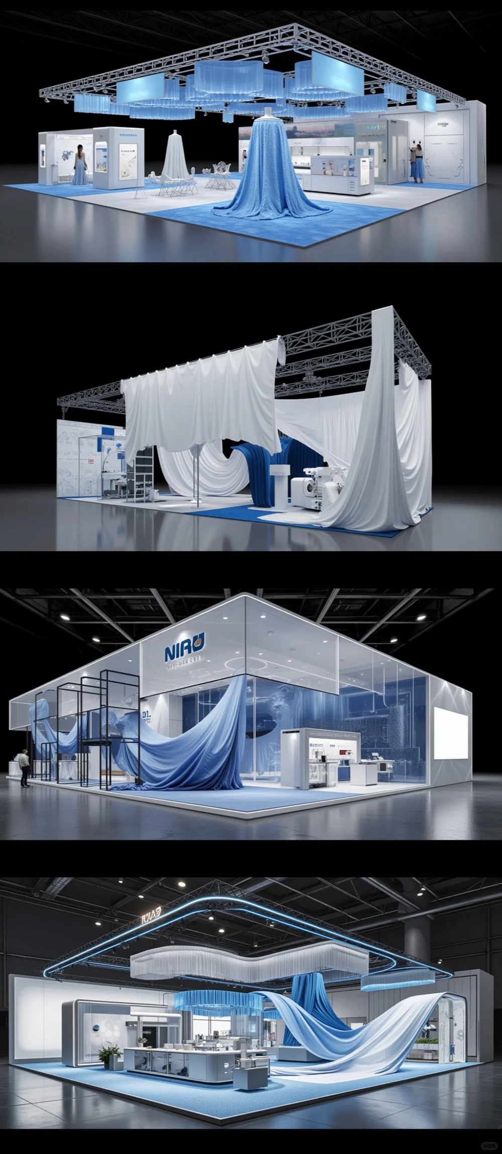 纺织机械主题展台案例分享