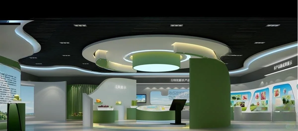 3D展厅展台模型合集｜展览无水印效果图素材