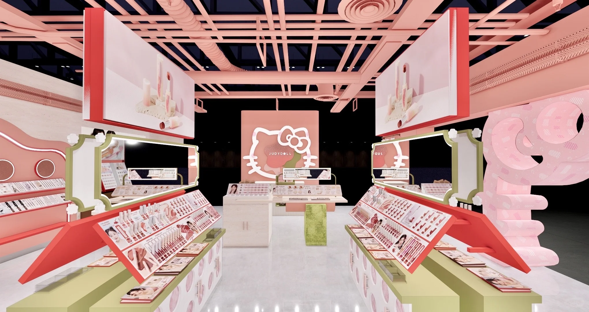 Hello Kitty橘朵展台设计