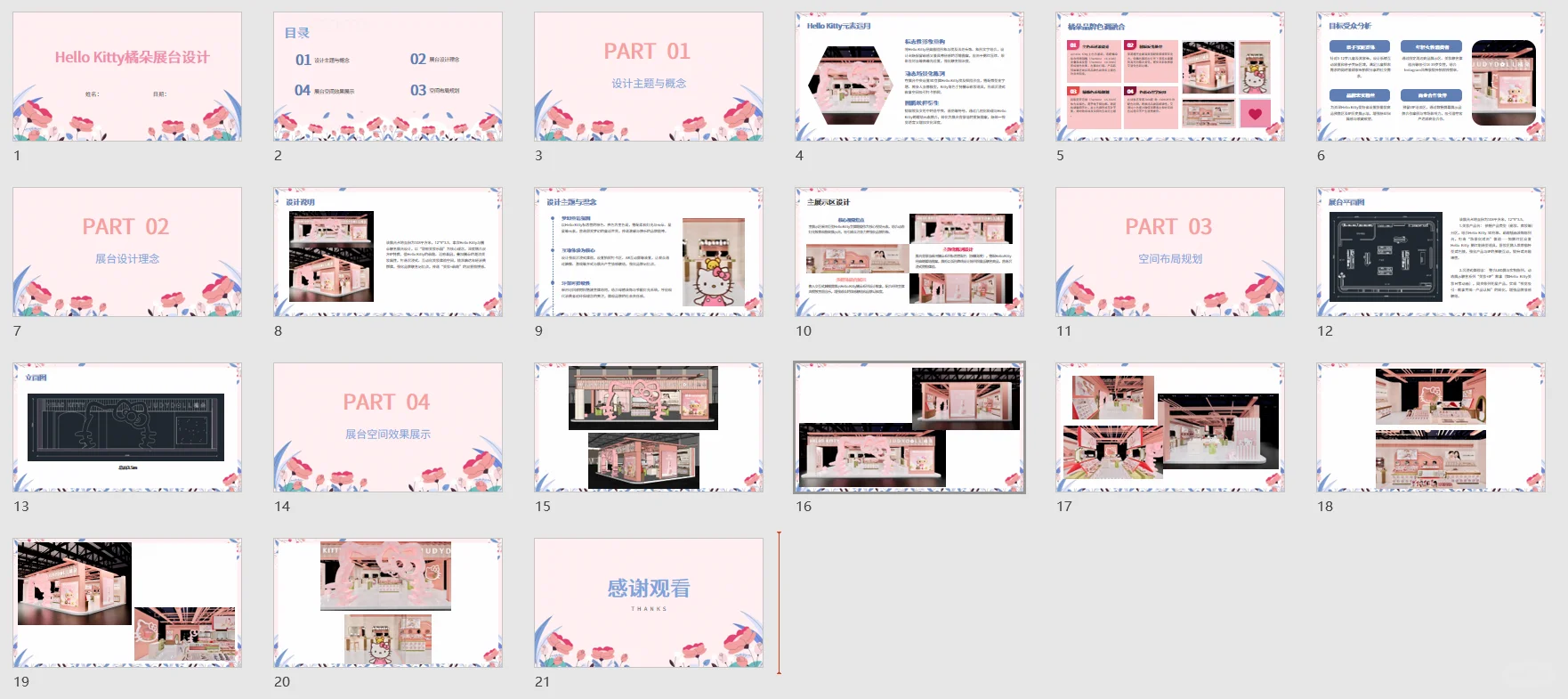 Hello Kitty橘朵展台设计