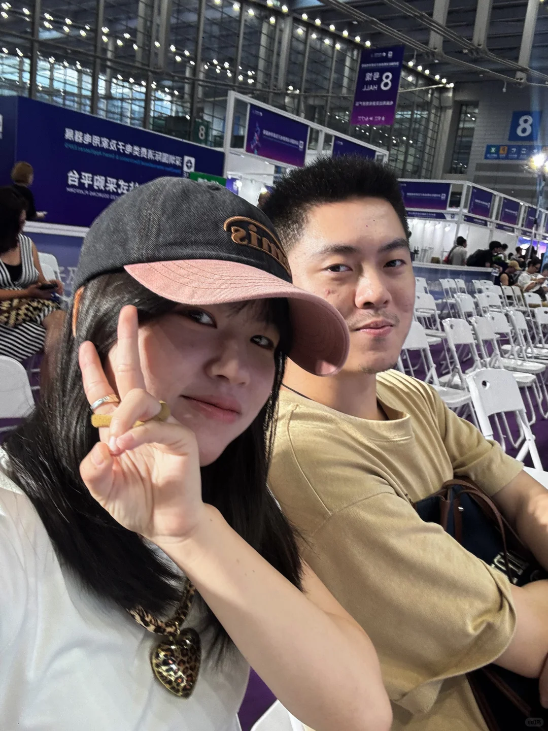 没事就假装商人到会展中心转转