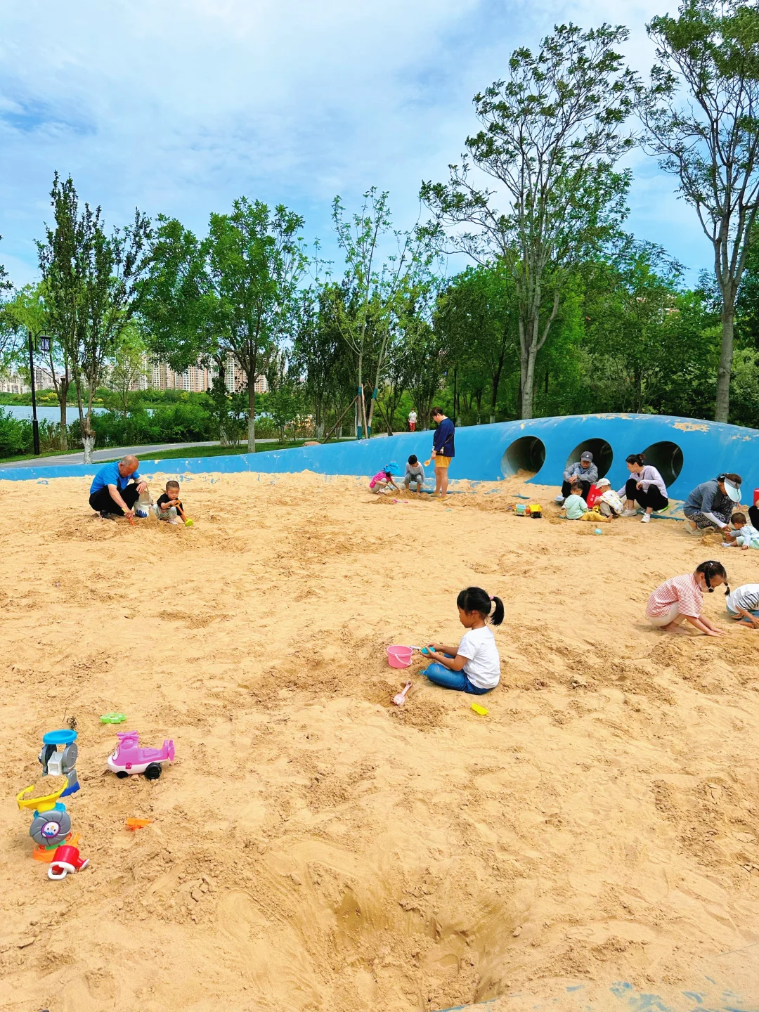 ?天津遛娃┃真香❗️不愧是富人区的大公园?