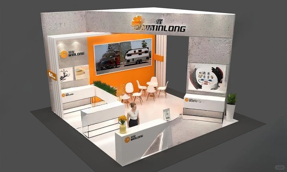 3D展厅展台模型合集｜展览无水印效果图素材