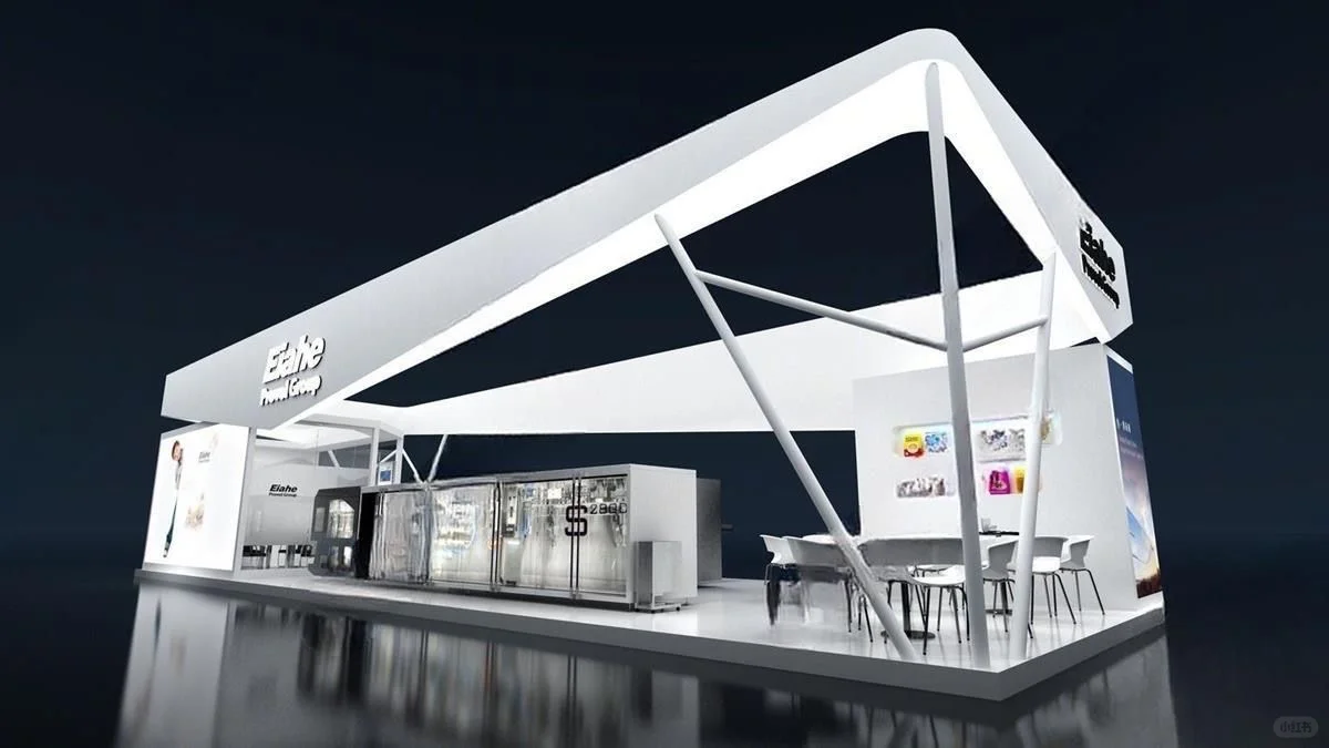 3D展厅展台模型合集｜展览无水印效果图素材