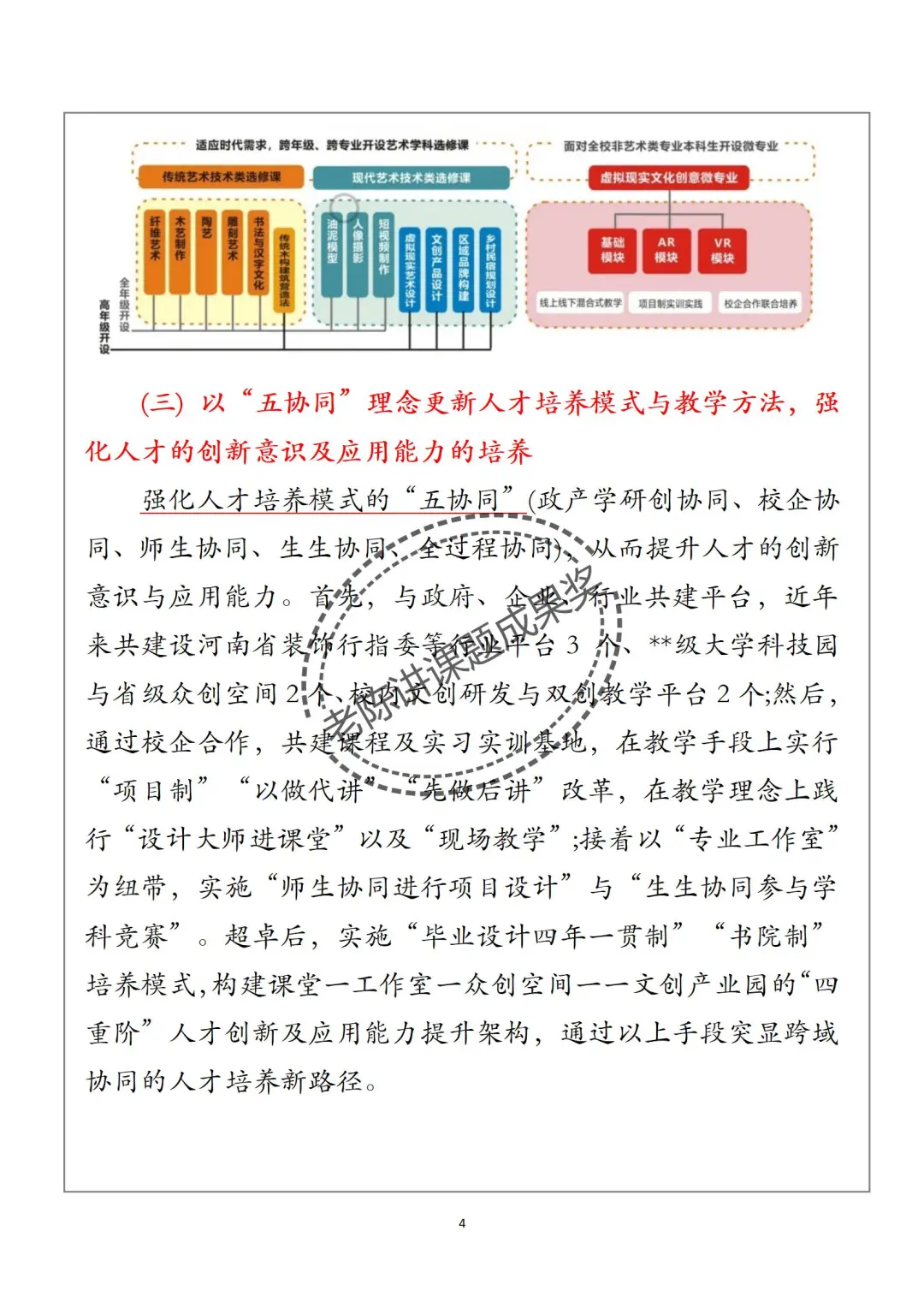 教学成果奖 三驱、四融、五协同 !