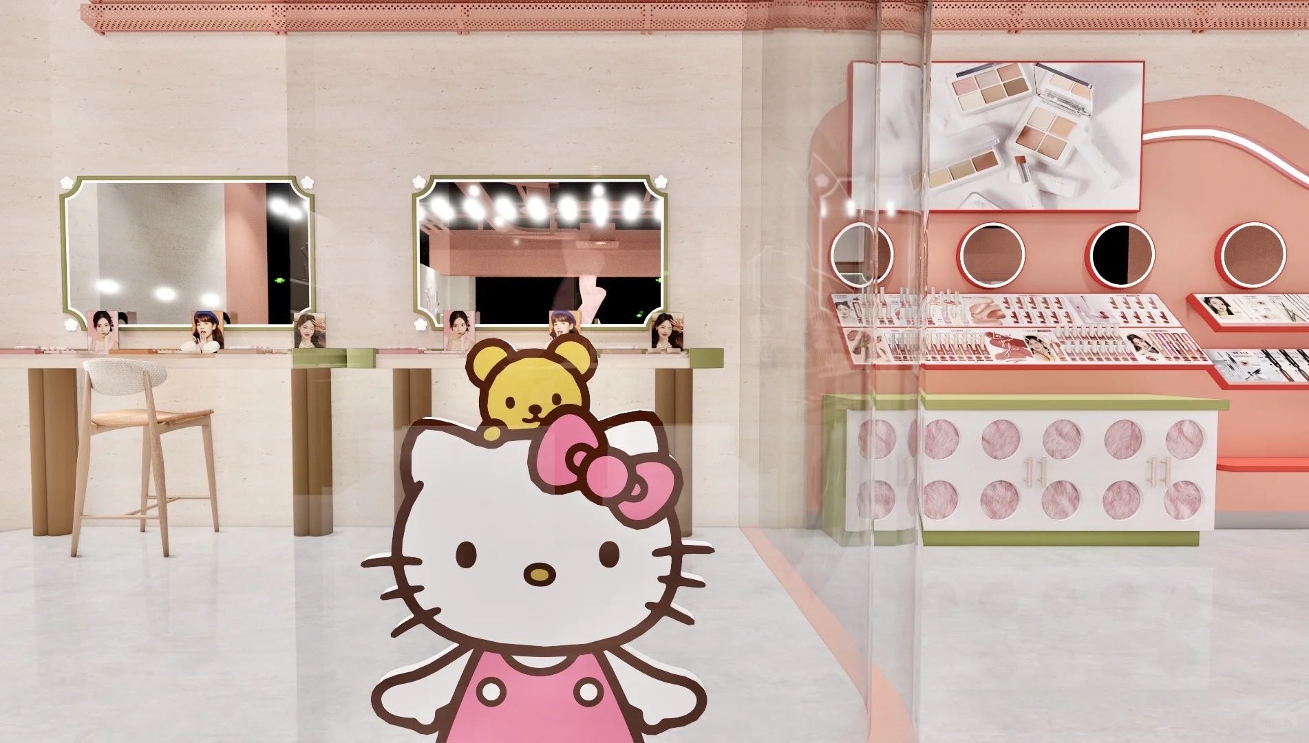 Hello Kitty橘朵展台设计