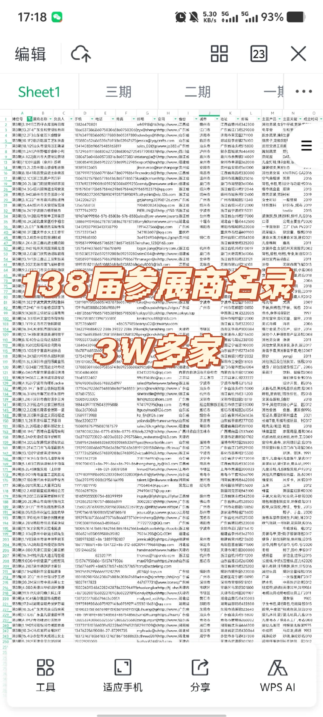 不愁出单？138届广交会参展商名录