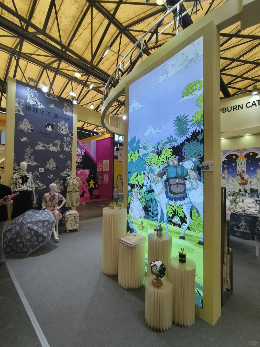 展会现场赫本猫