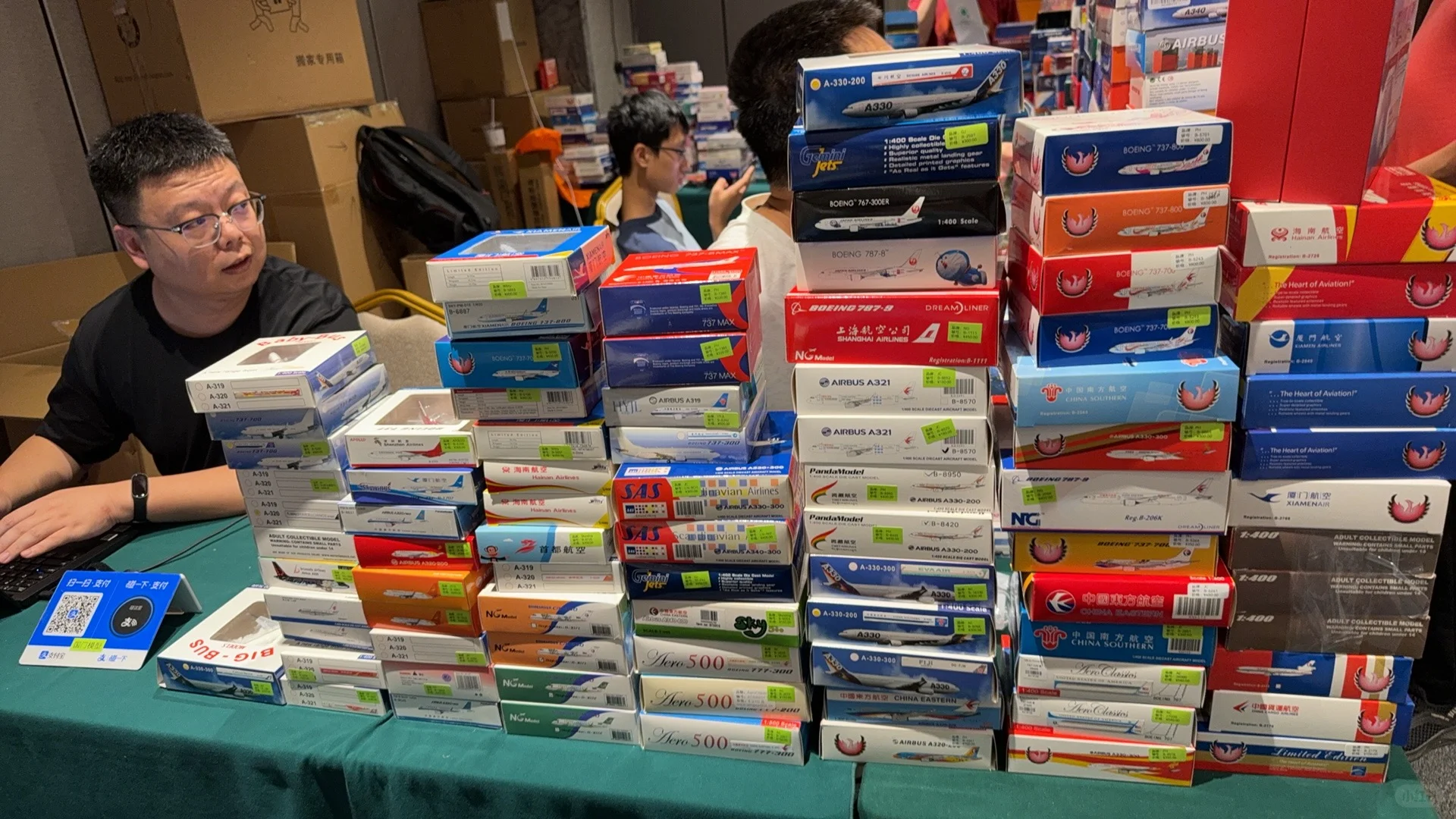 上海模型展销会周六盛况