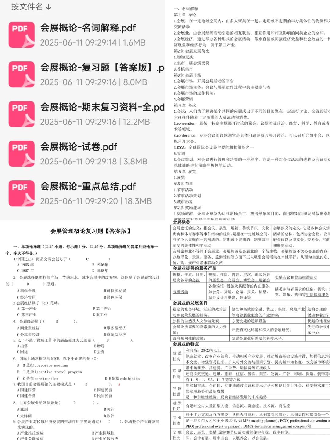 《会展概论》资料汇总合集?分享❗❗