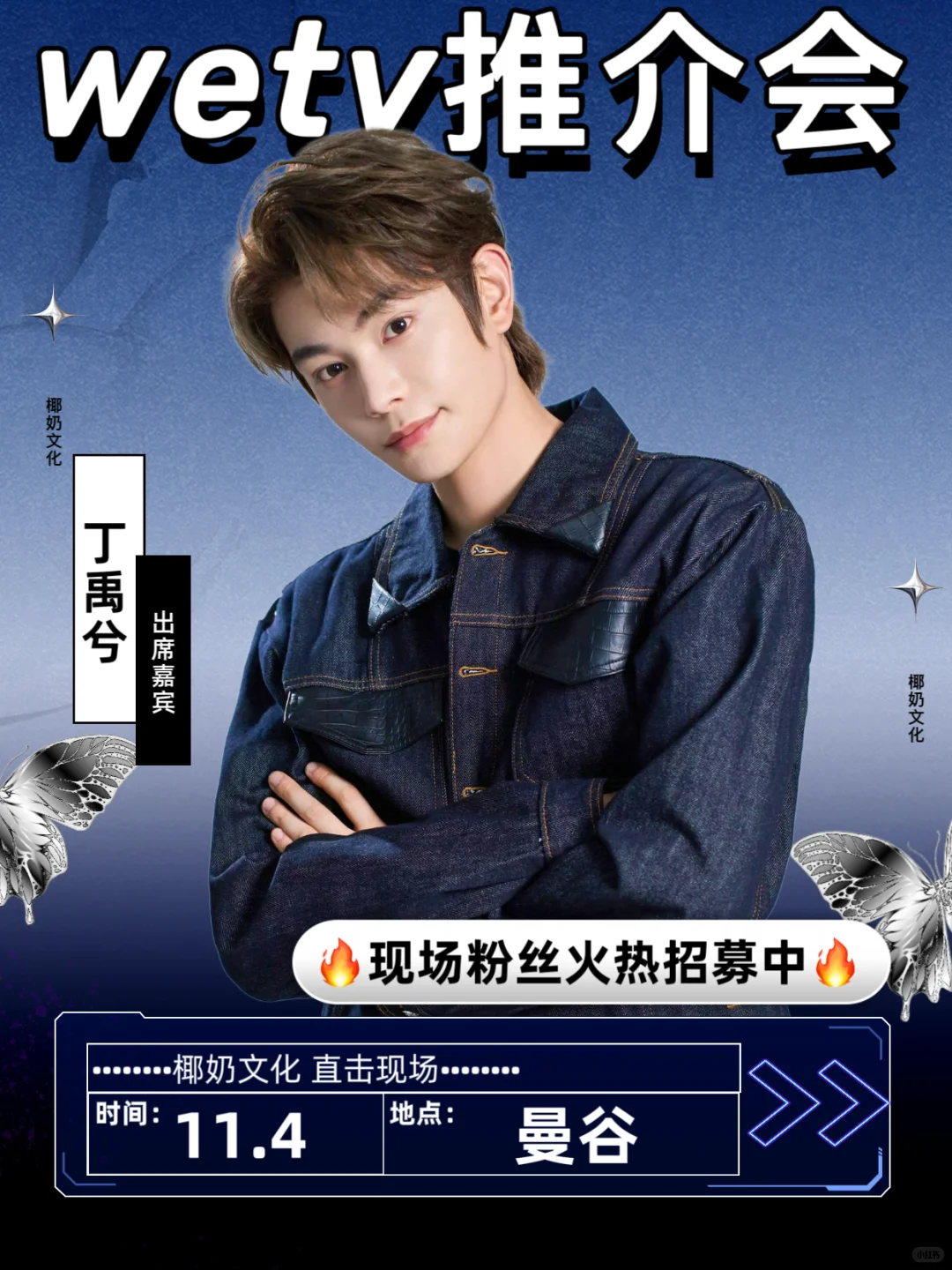 丁禹兮11.4wetv推介会内场❺位‼️