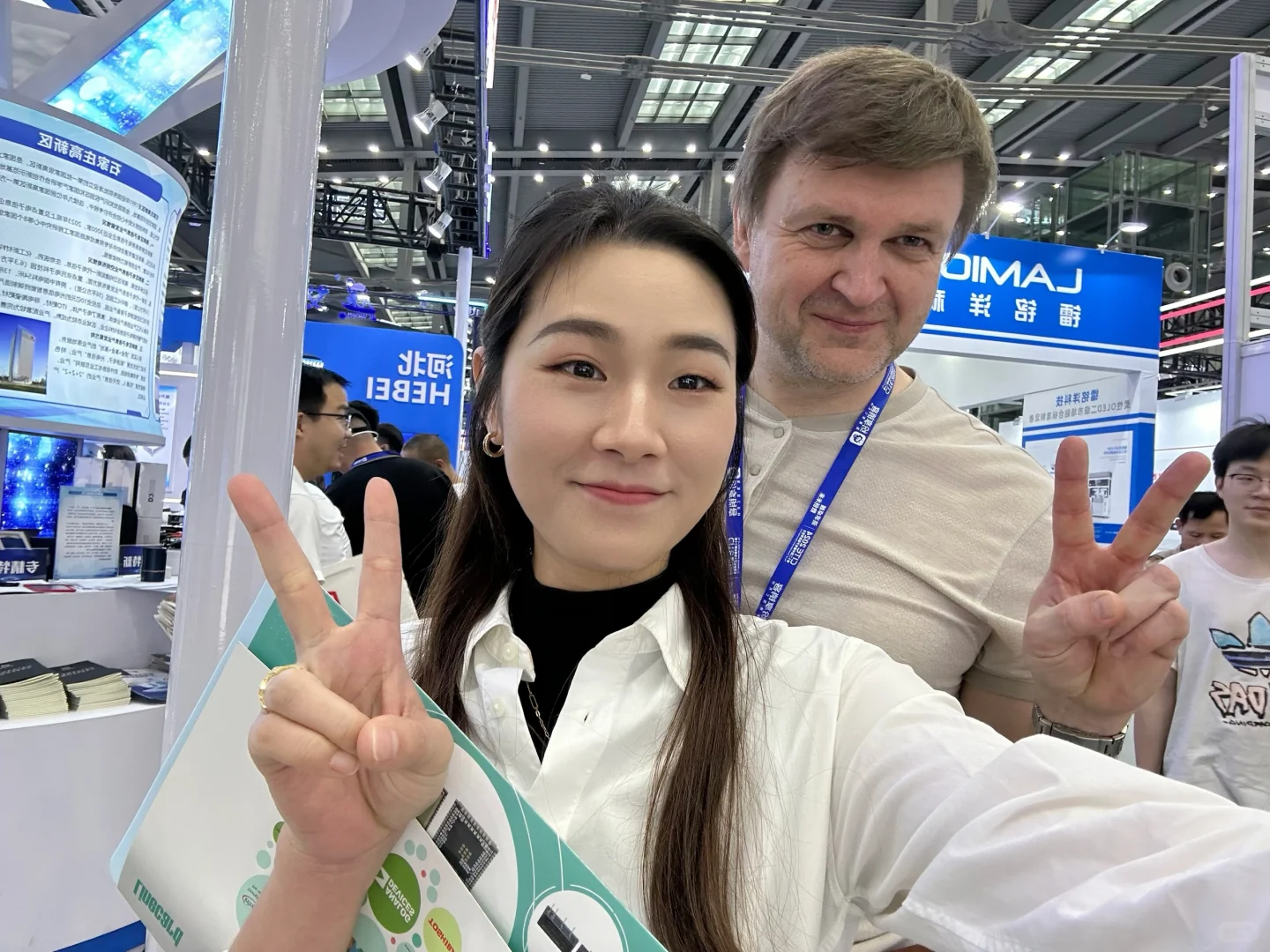 外贸日常|今日展会上开发客户成果