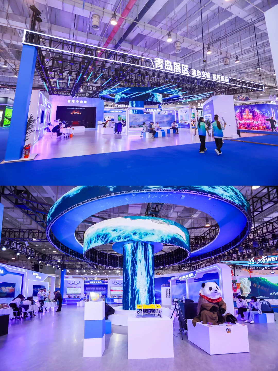 版权博览会搭建商|超好看的政府展台设计