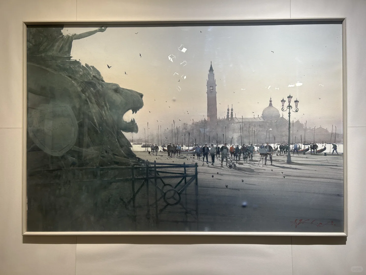 邯郸的大师水彩展