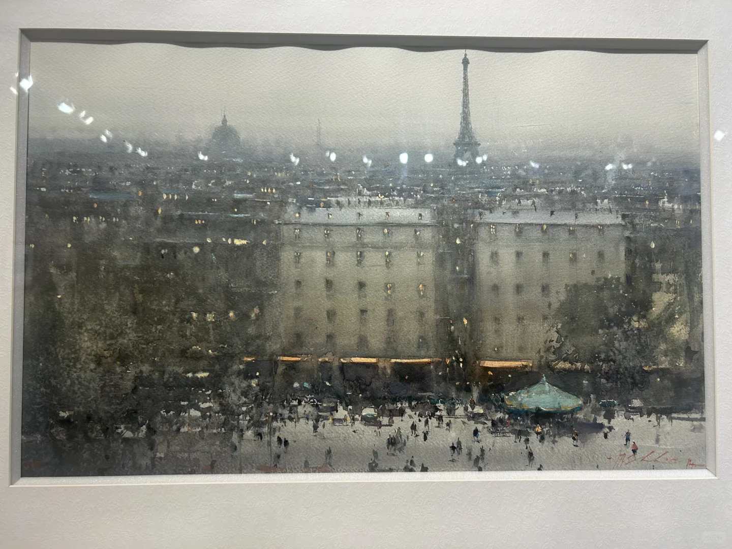 邯郸的大师水彩展