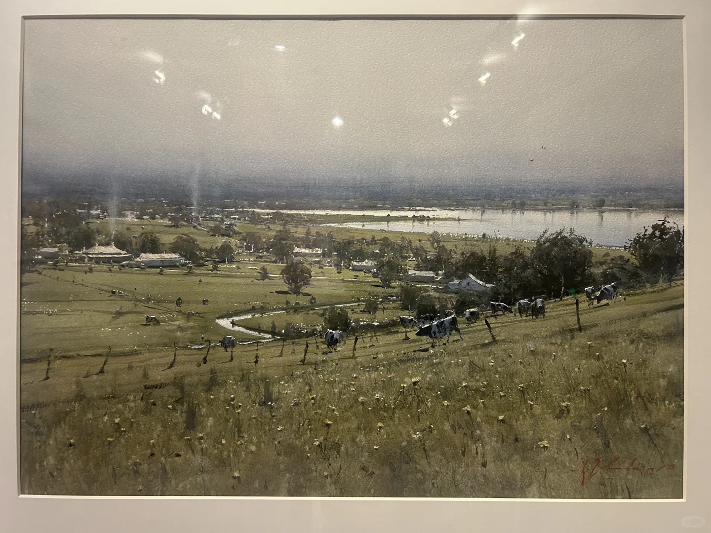 邯郸的大师水彩展