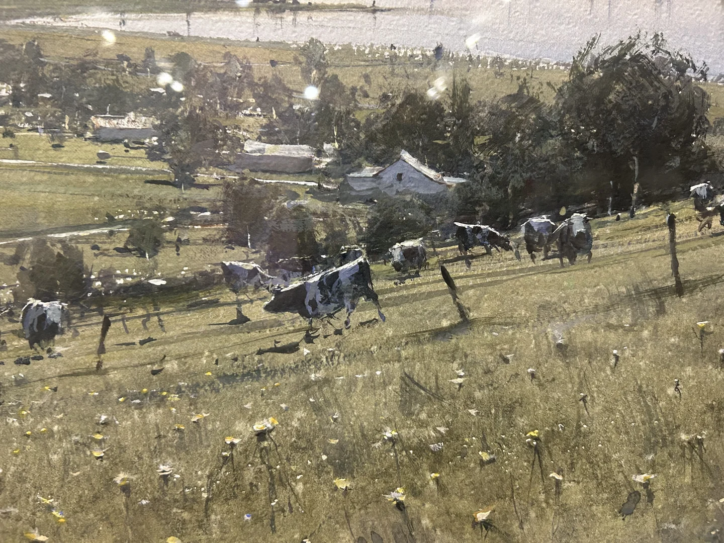 邯郸的大师水彩展