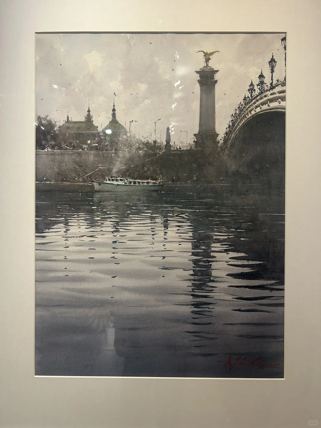 邯郸的大师水彩展