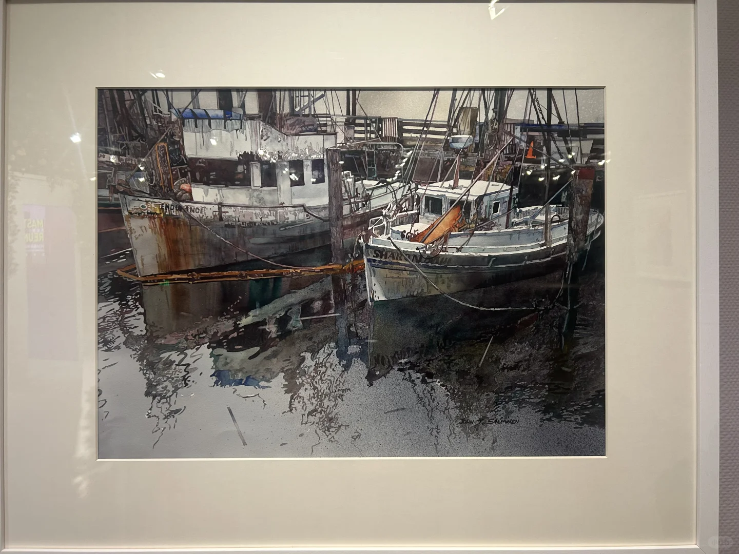 邯郸的大师水彩展