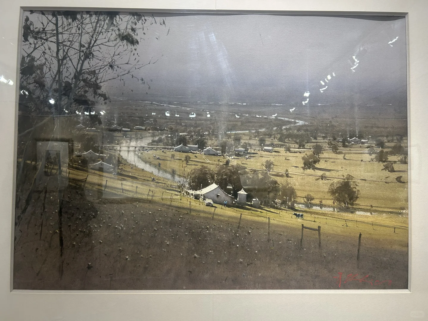 邯郸的大师水彩展