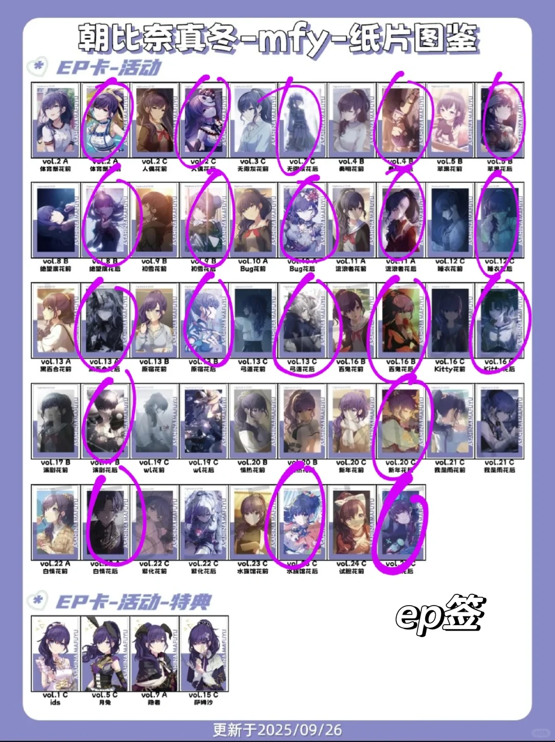 挂一个mfy长期收物帖