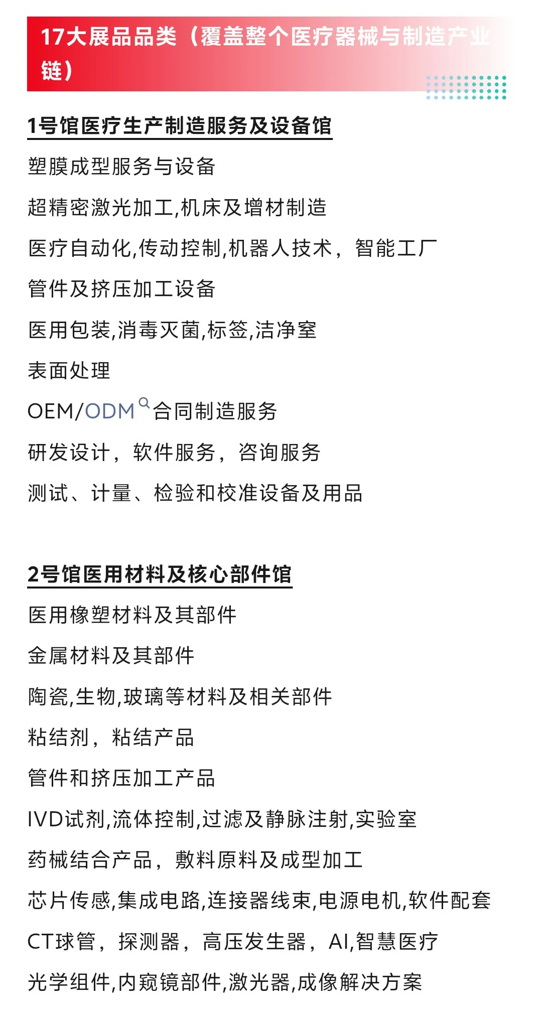 9月24日上海医疗器械展（时间+地点+门票）