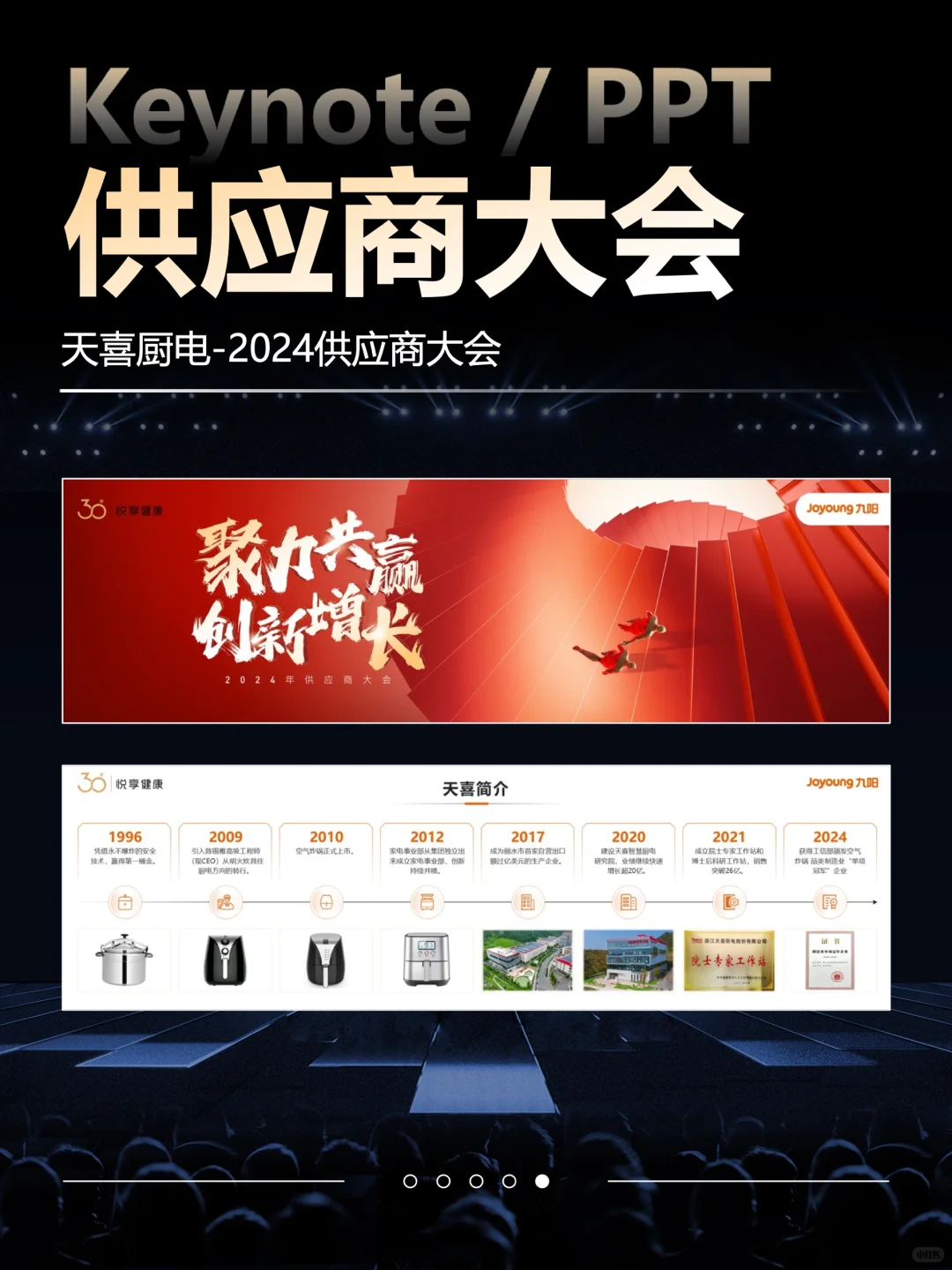 某家电行业2024供应商发布会keynote设计