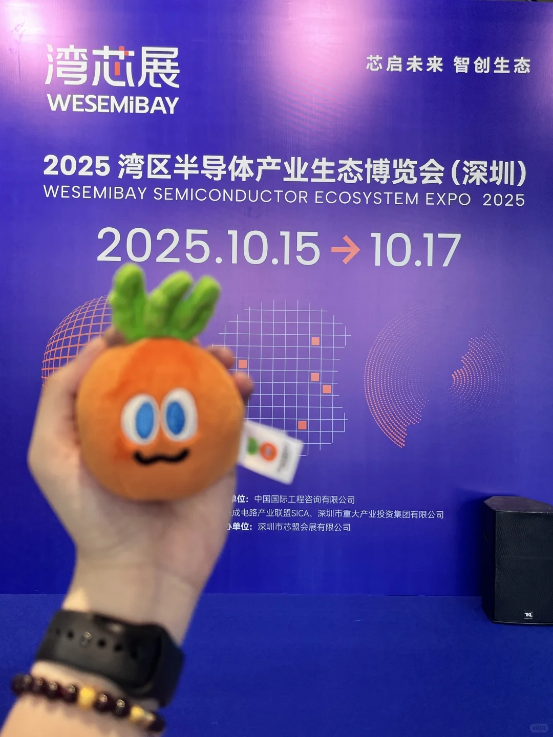 带卜卜?打卡各大展会之湾芯会?