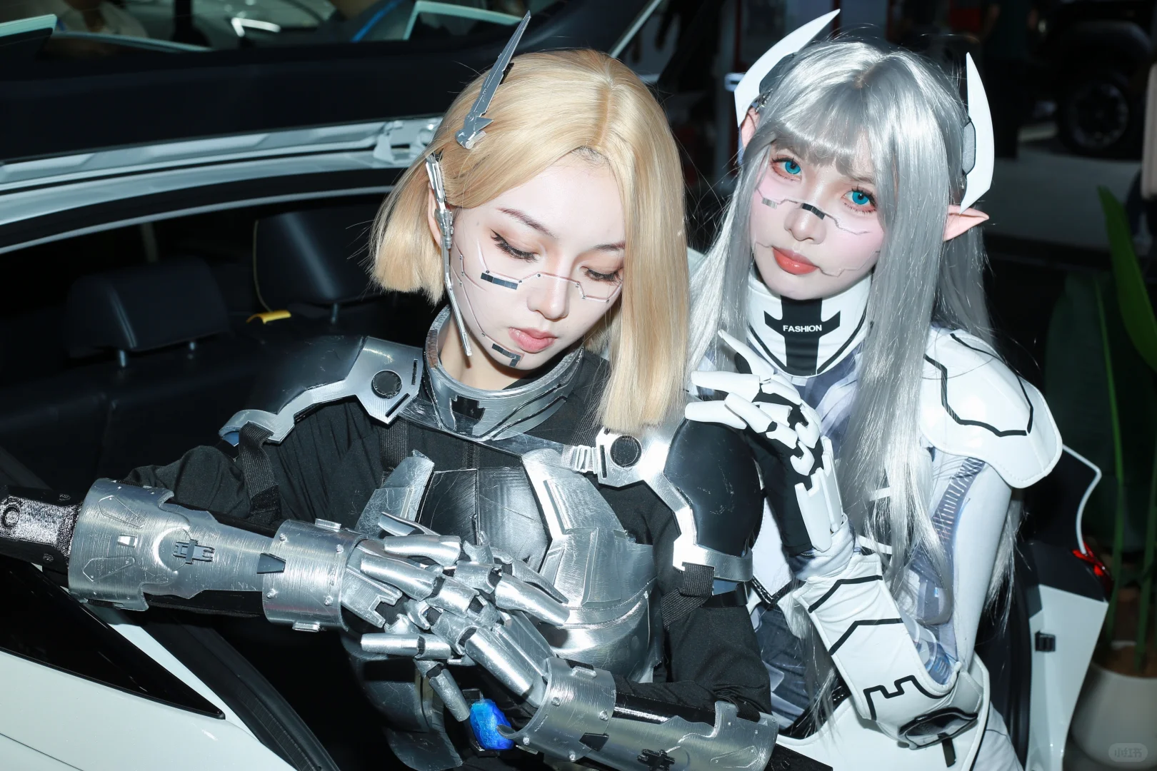 2025石家庄车展｜一汽丰田展台机械姬