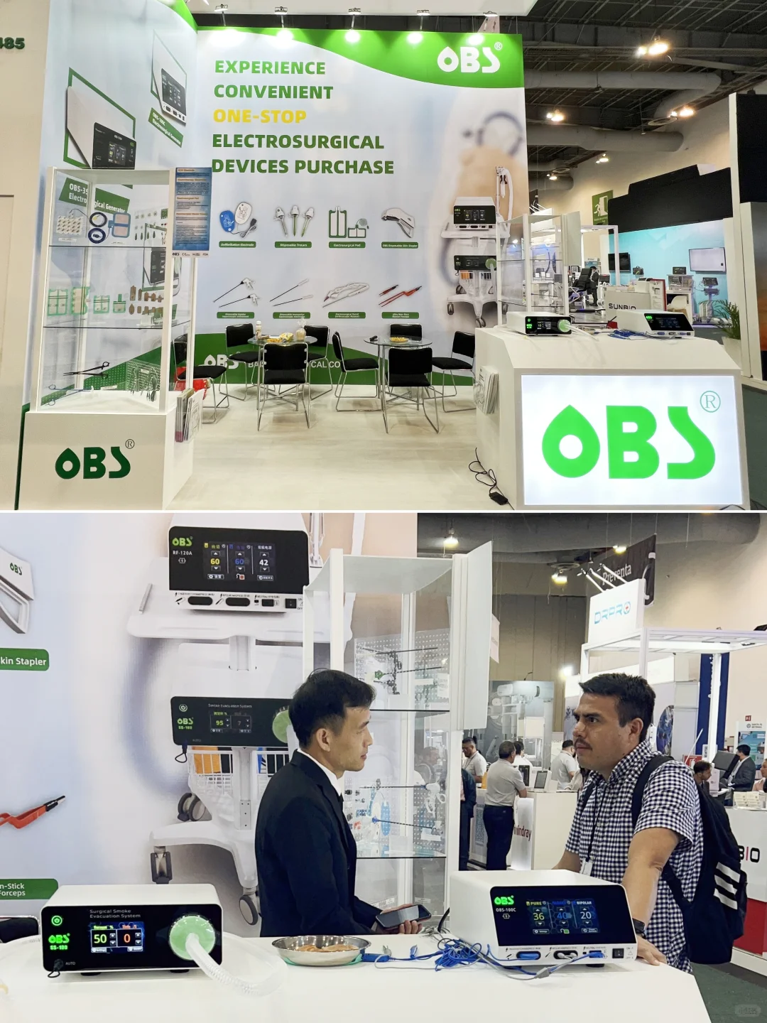 OBS百生盛装亮相墨西哥国际医疗展ExpoMed