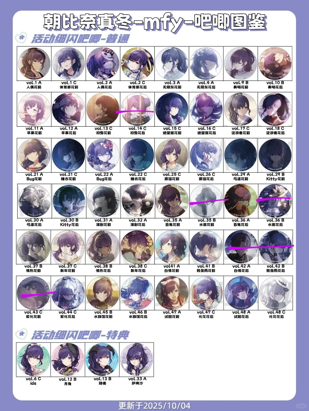 挂一个mfy长期收物帖