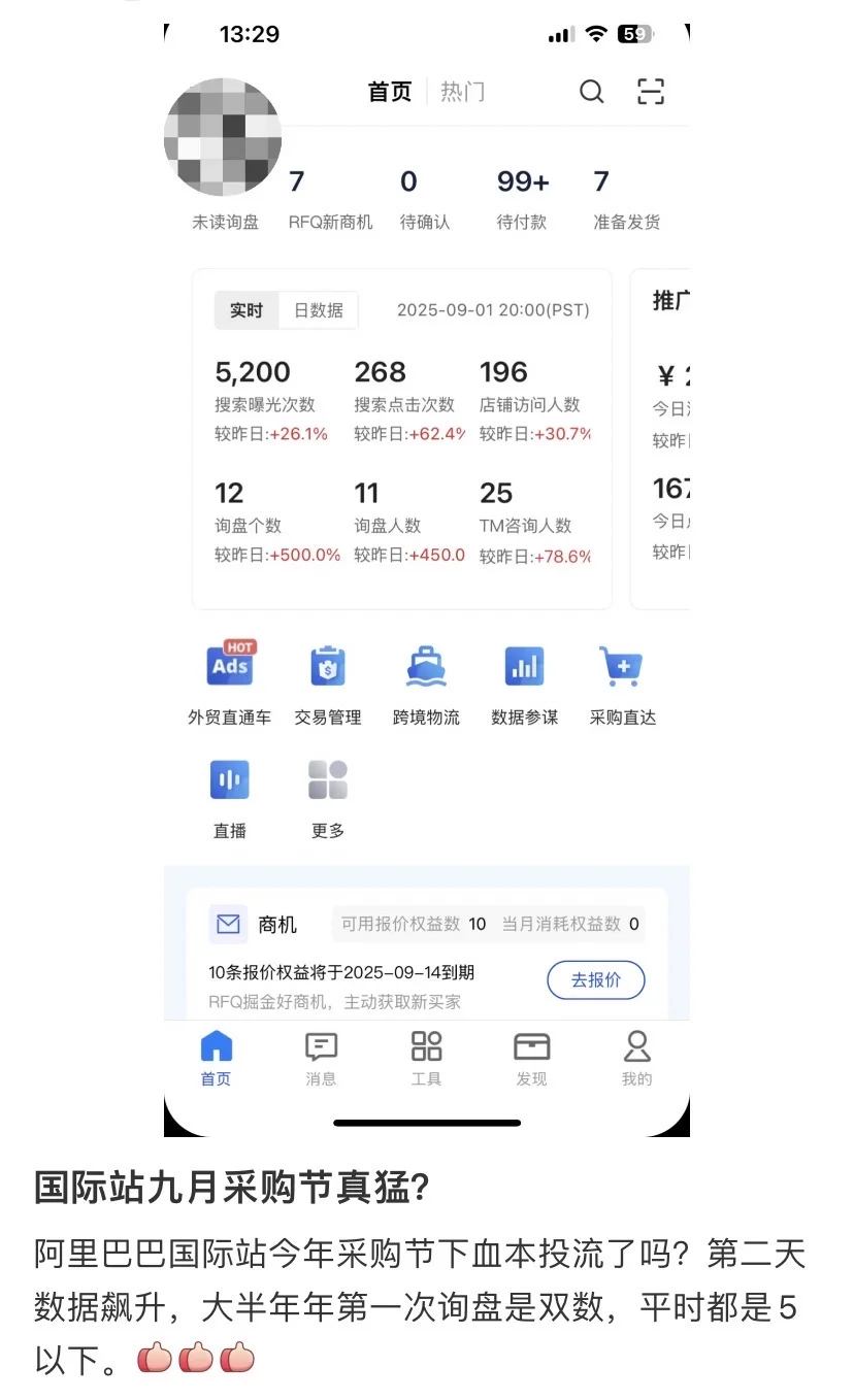 阿里国际站九月采购节