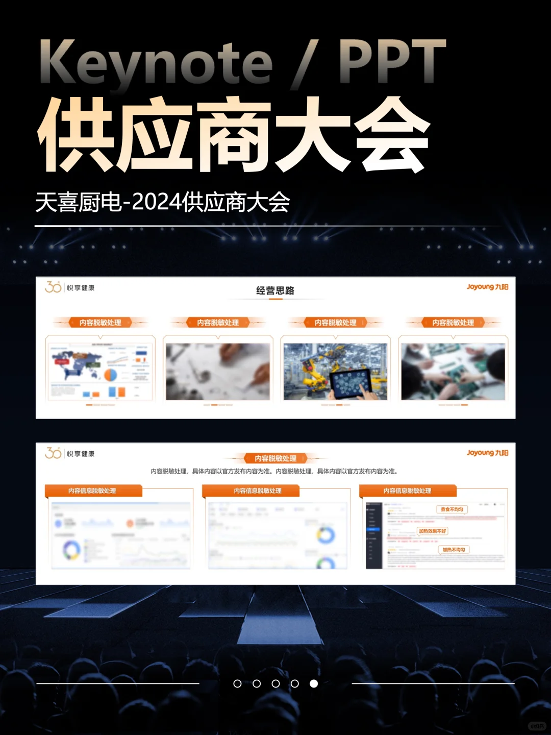 某家电行业2024供应商发布会keynote设计