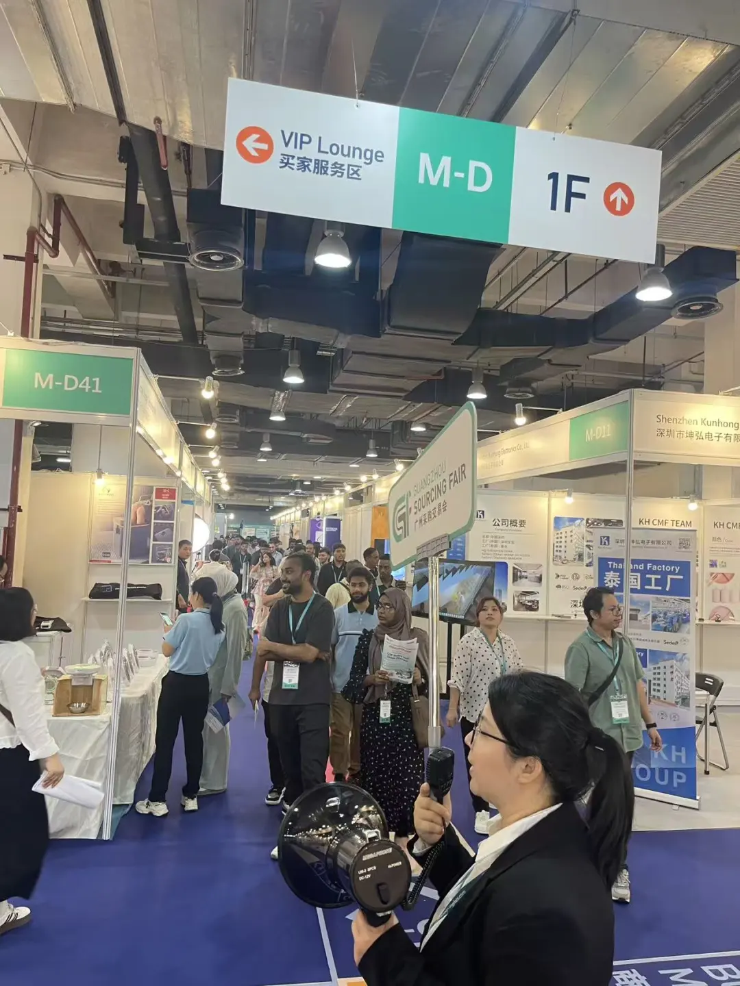 广交会进不去，旁边来看看