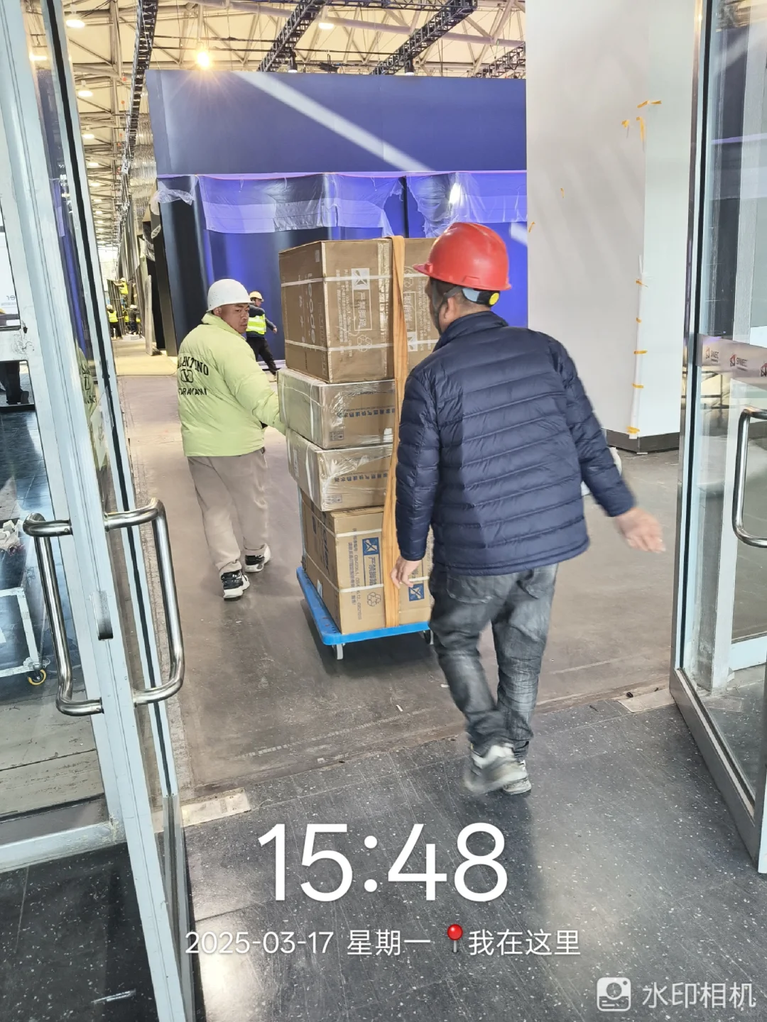 上海会展中心，布展，撤展完美结束