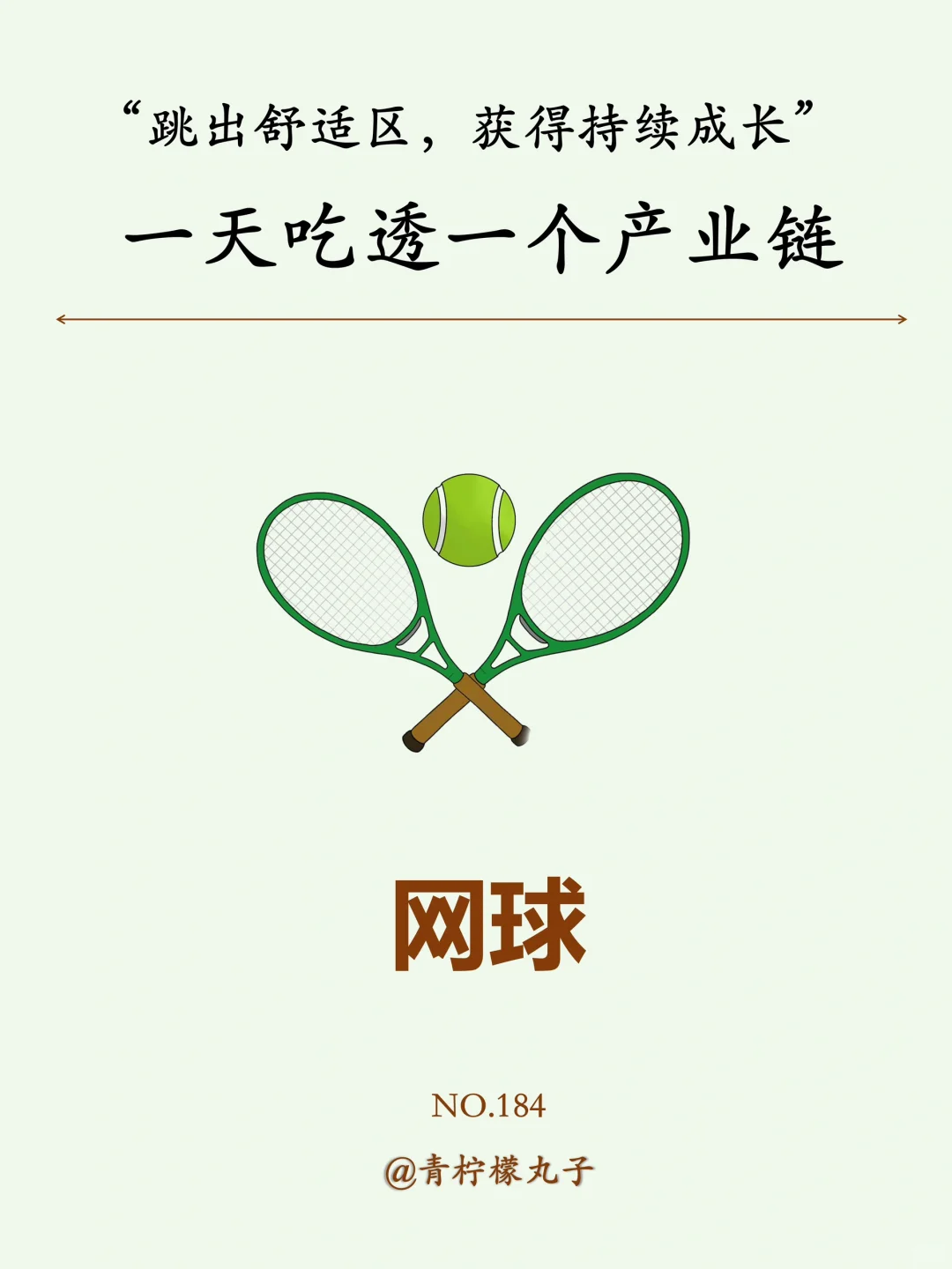 一天吃透一个产业链：网球