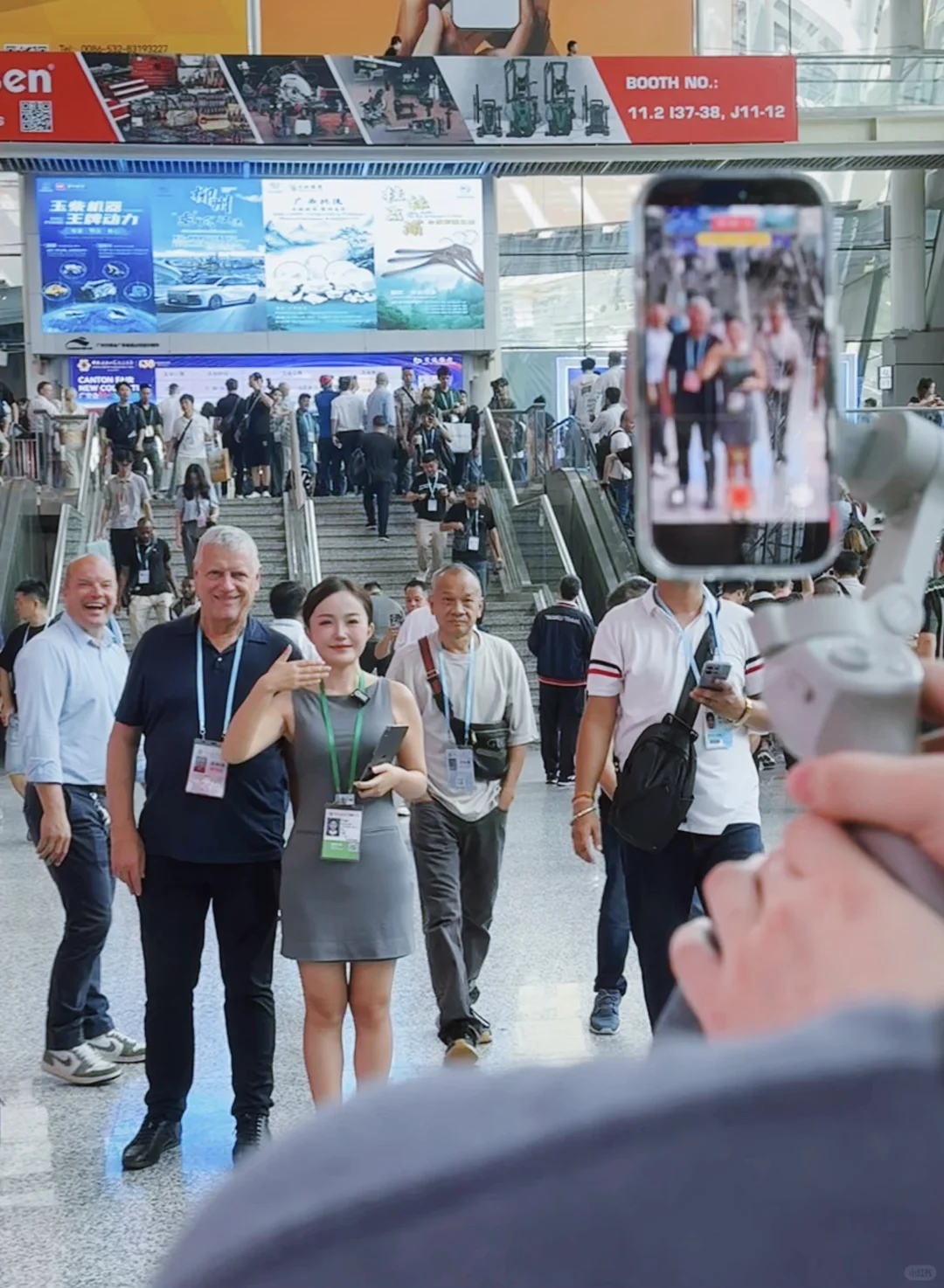 在广交会拍到人生照片，走访客户要美美哒