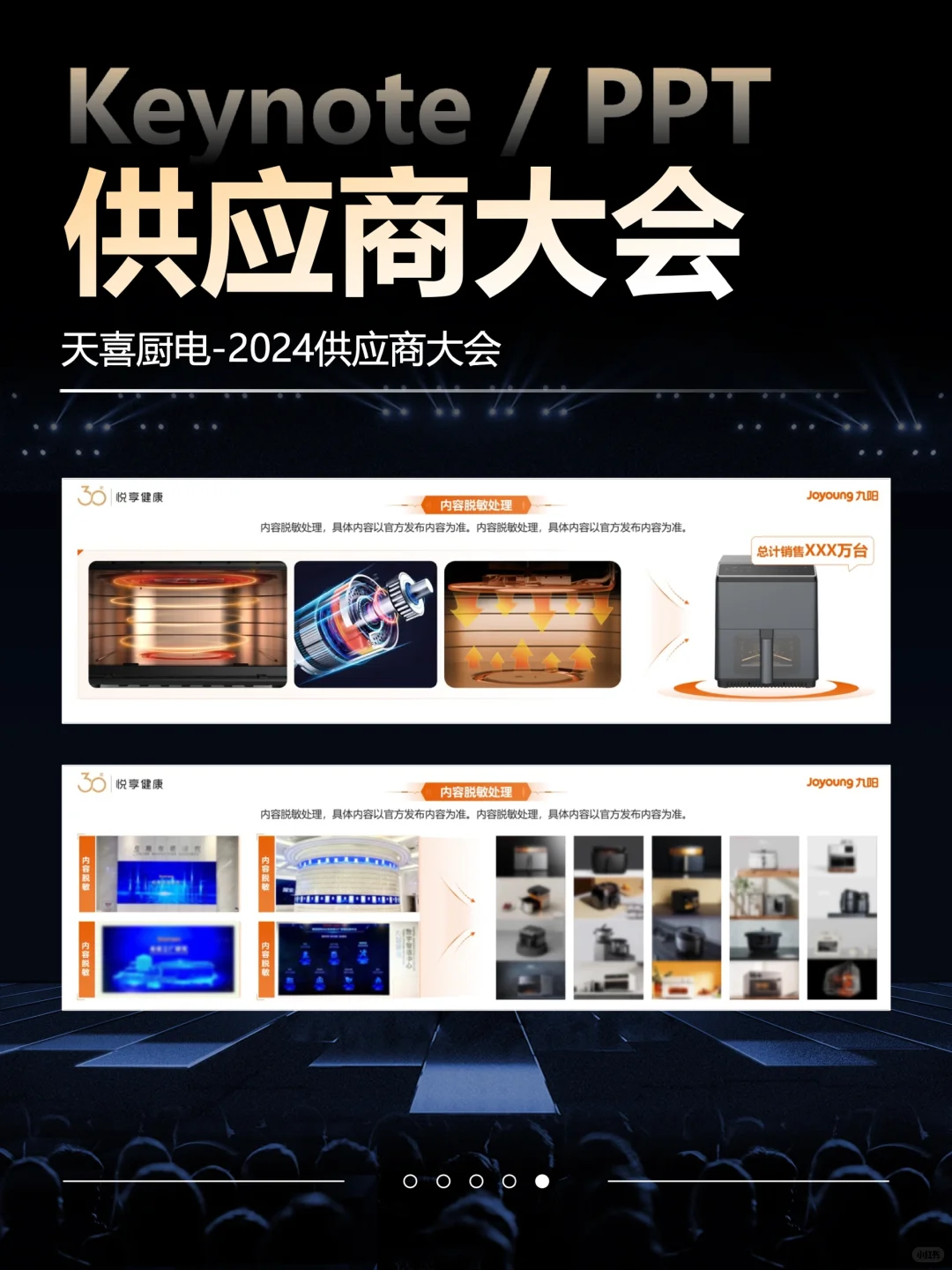 某家电行业2024供应商发布会keynote设计
