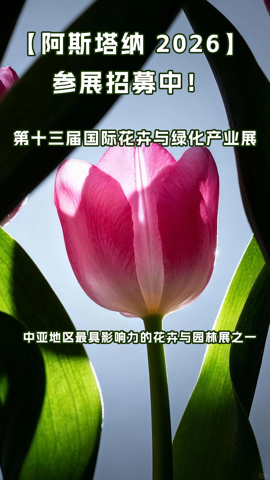 阿斯塔纳国际花卉与绿化产业展参展报名中