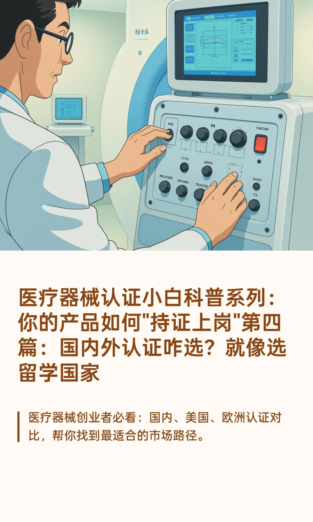 医疗器械认证小白科普系列：你的产品如何