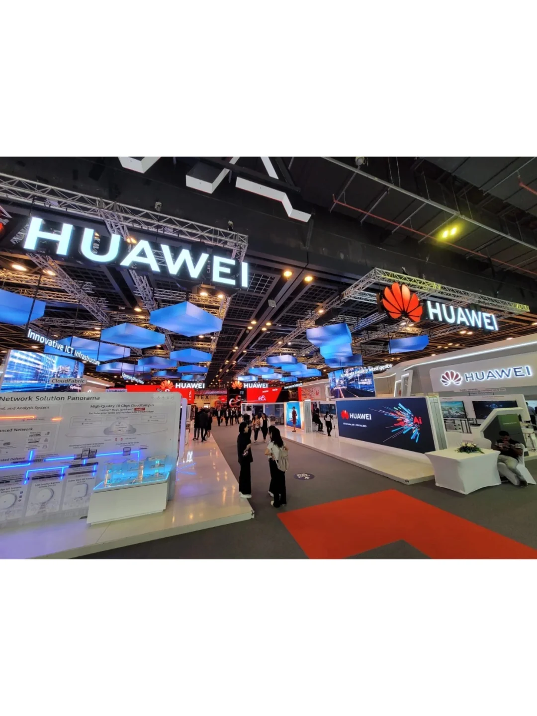 中东华为展会搭建|科技感与专业度的融合✨
