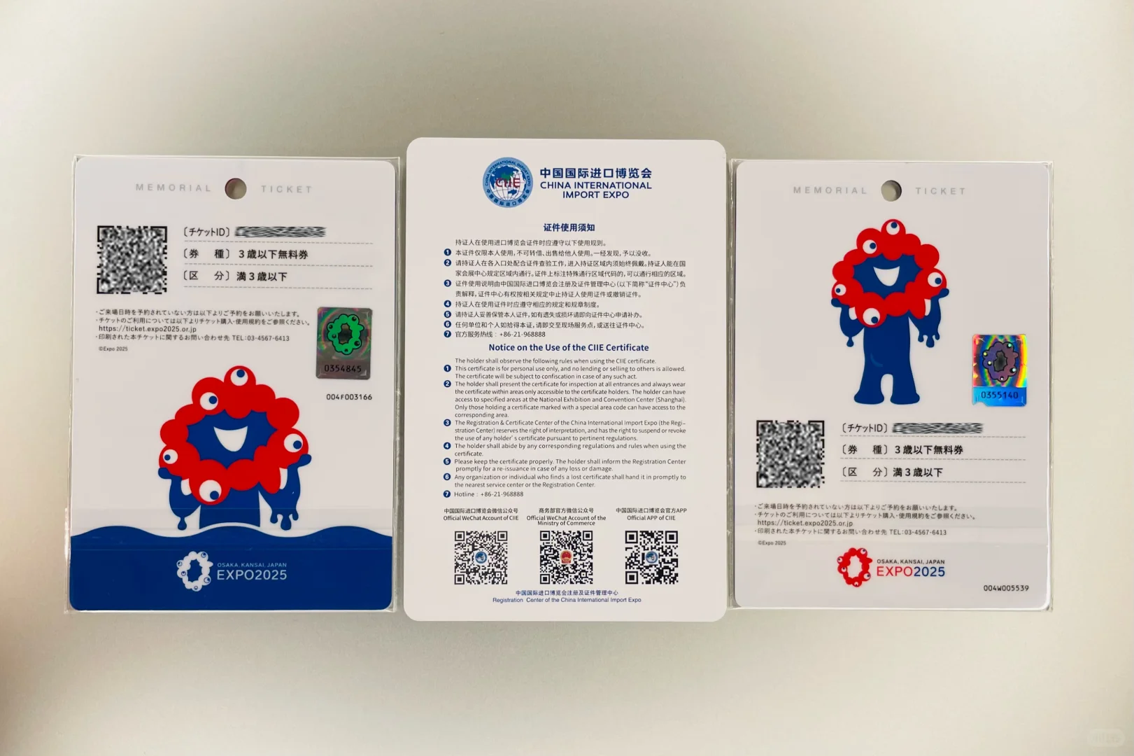 2025年的EXPO证件门票