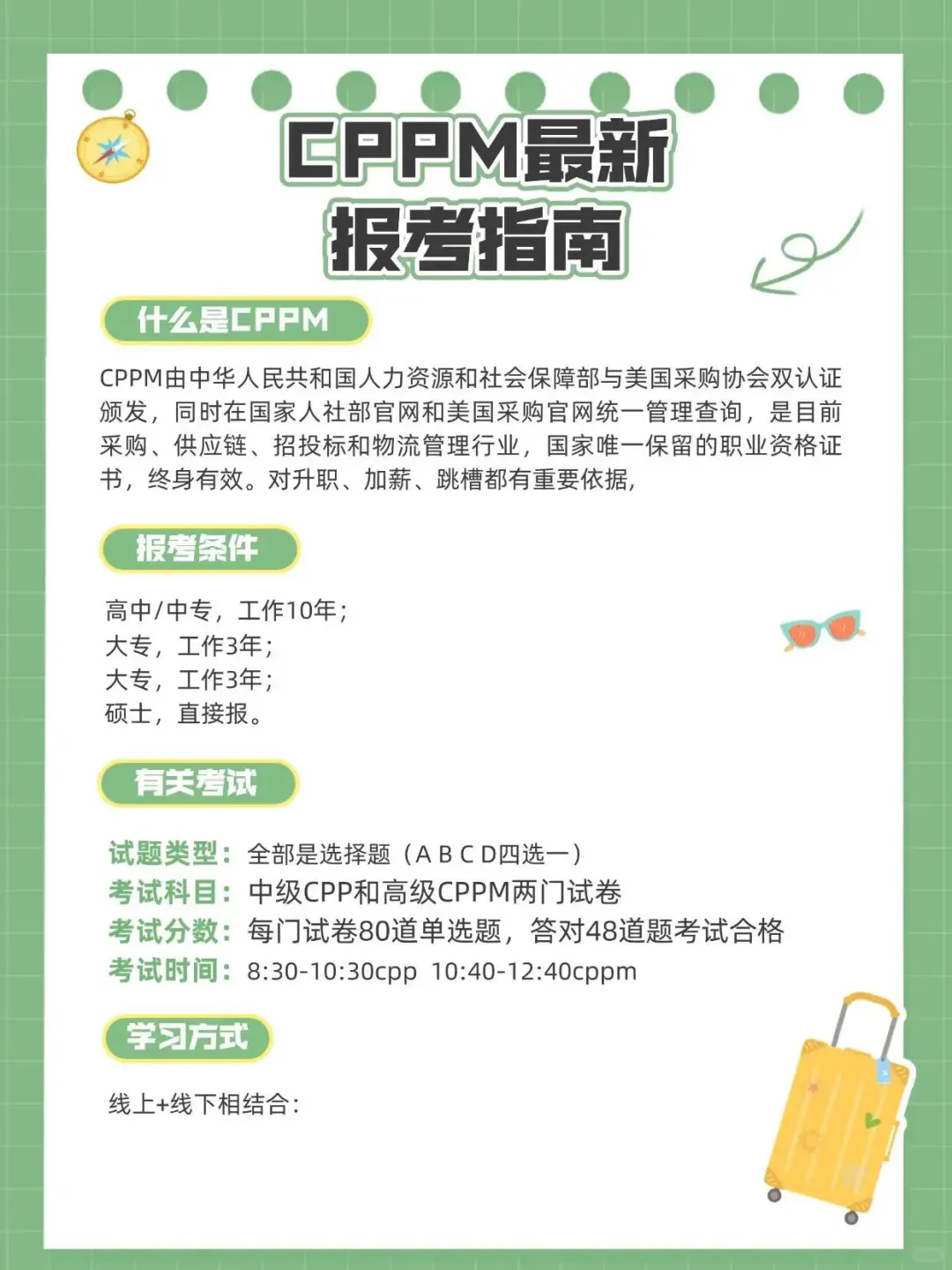 CPPM最新报考指南