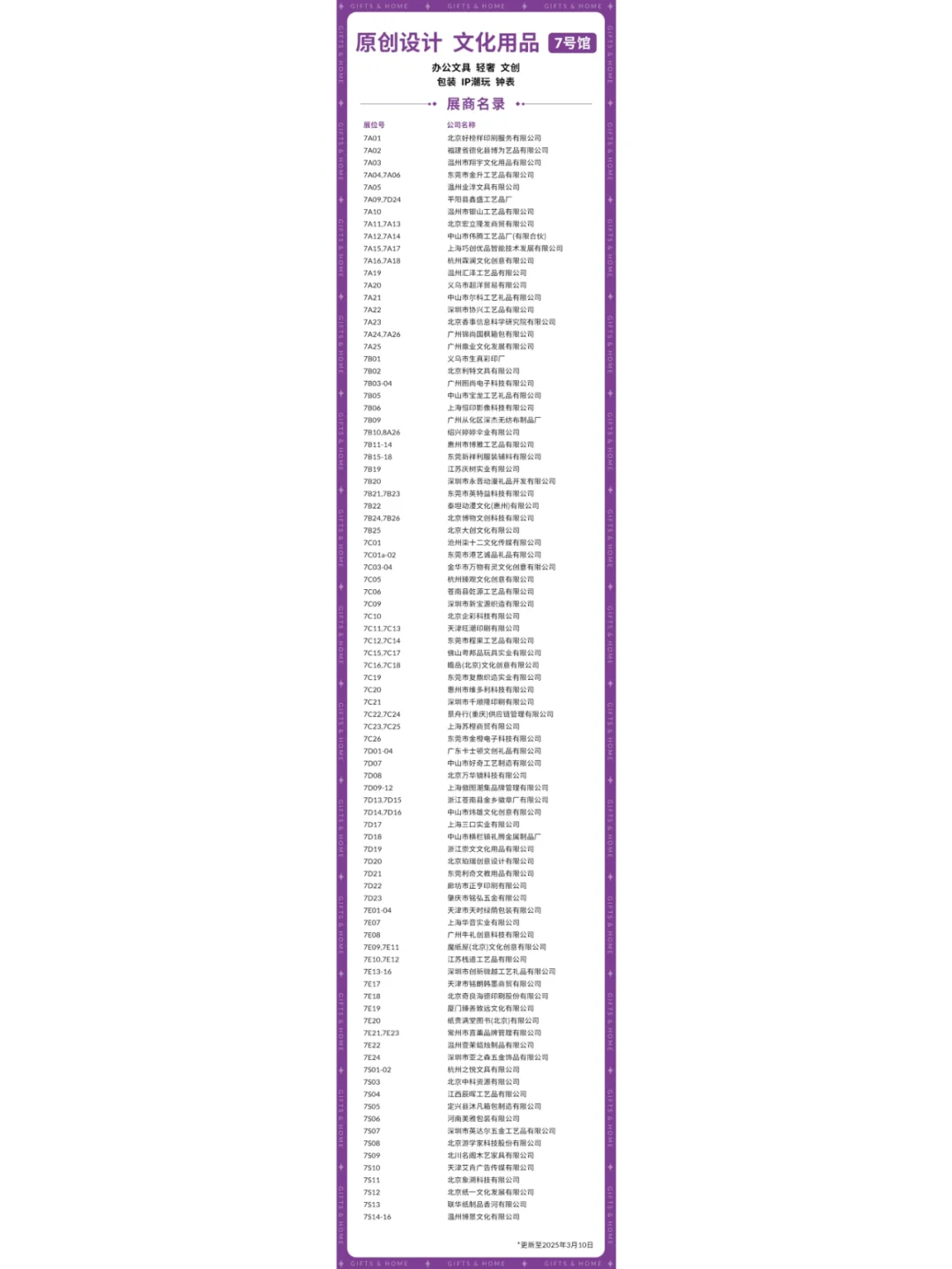 3月20日北京礼品展门票+展商名录+会议+地点