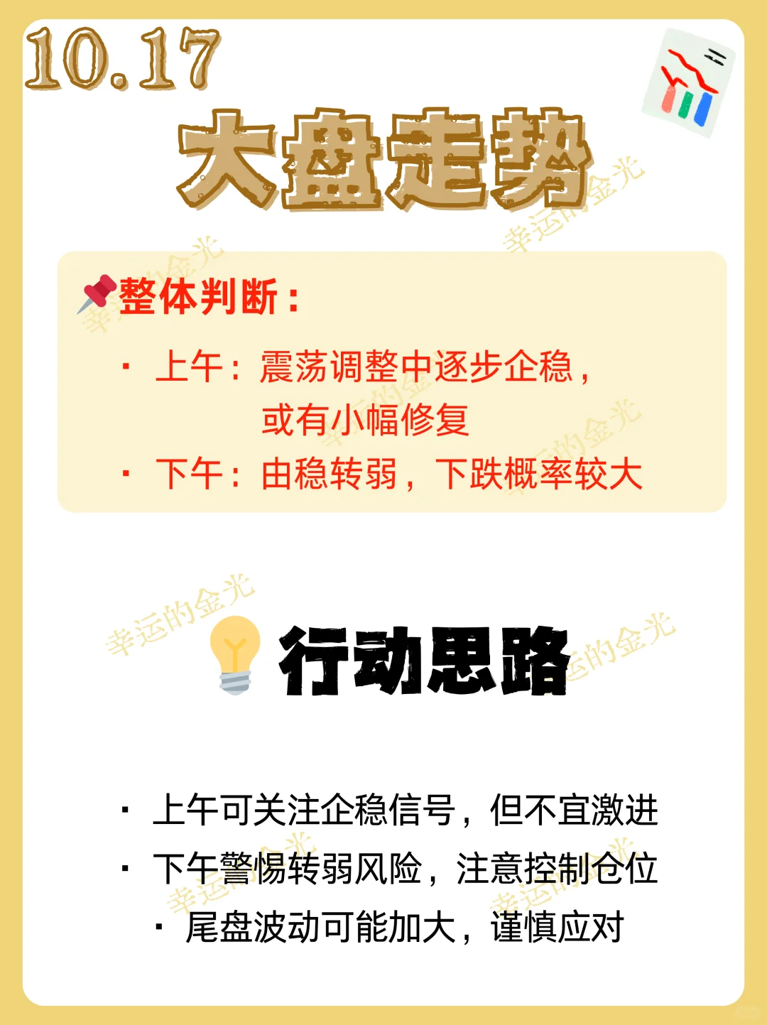 用另一种智慧看10月17日?大盘走势和板块