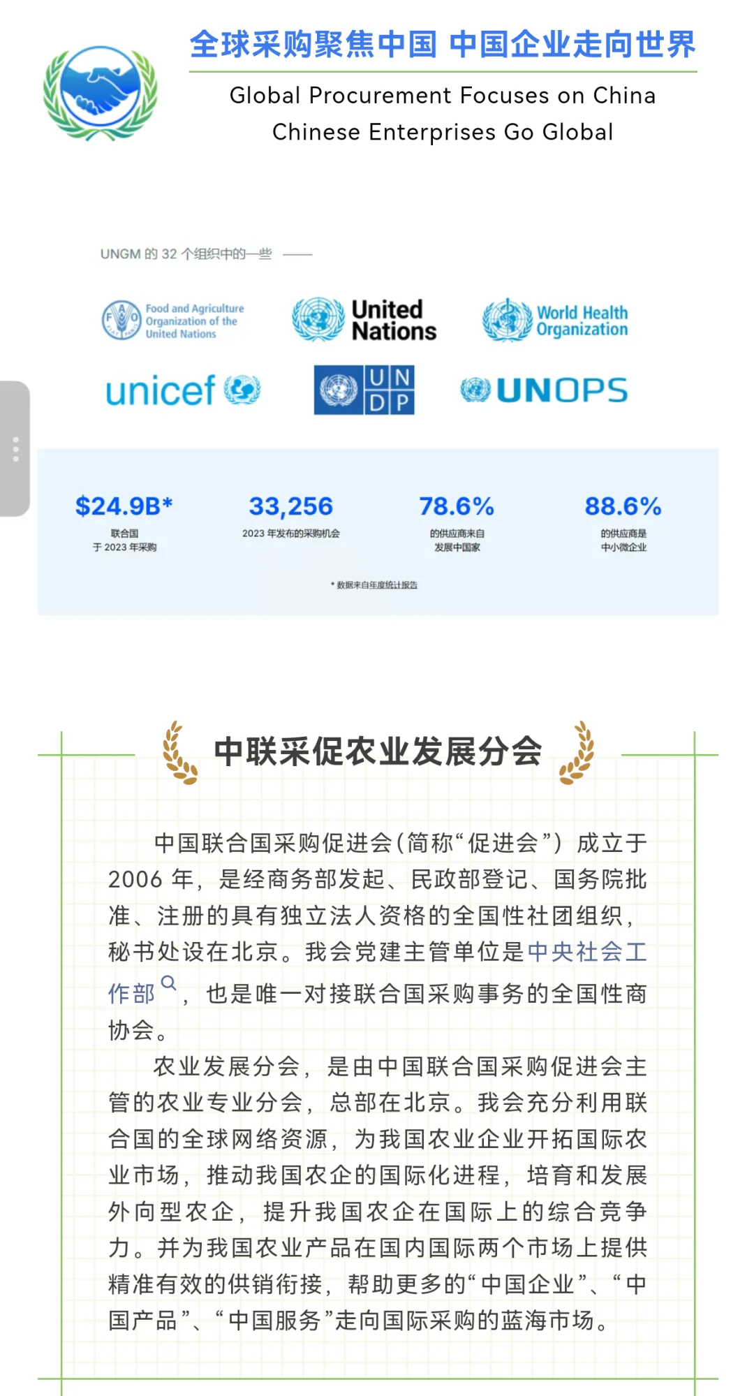 最新联合国采购信息推送